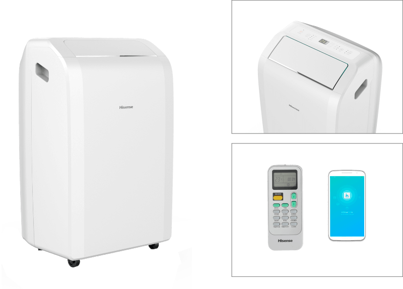 Мобильный кондиционер HISENSE Мобильный кондиционер HISENSE с управлением по Wi-Fi